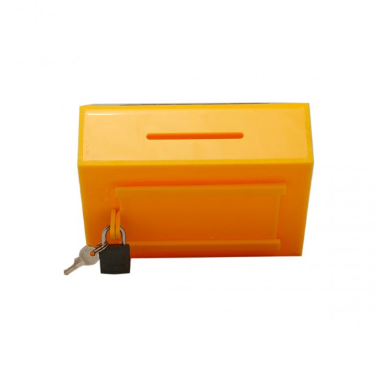 Tipbox - Bahşiş Kutusu Sarı - 15x10xh12cm